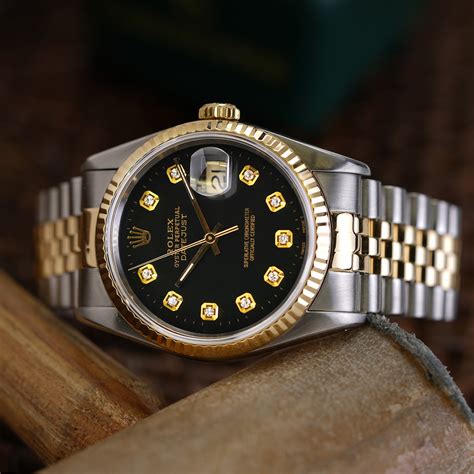 1990 rolex datejust two tone|Rolex price in 1990.